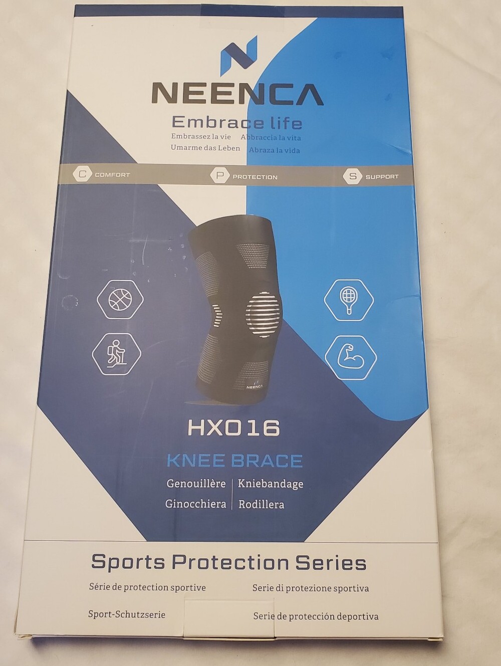 NEENCA HX016 Black Knee Brace – Support & Protection